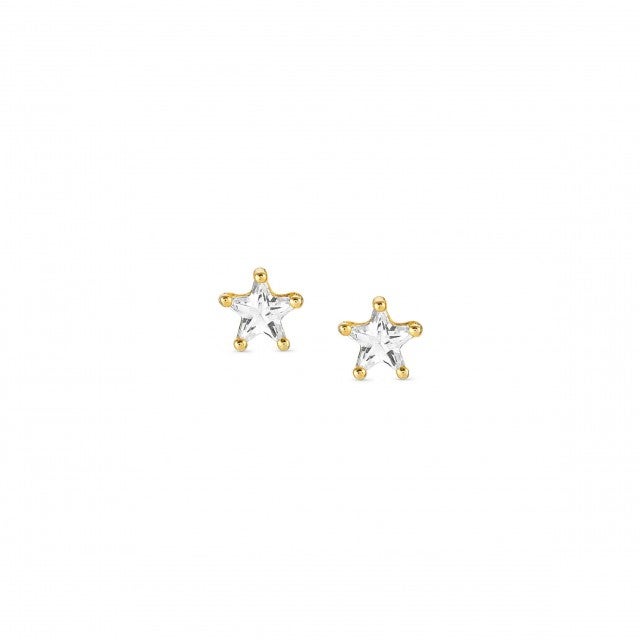 Sentimental Star Stud Earrings - Gold - 149205/002