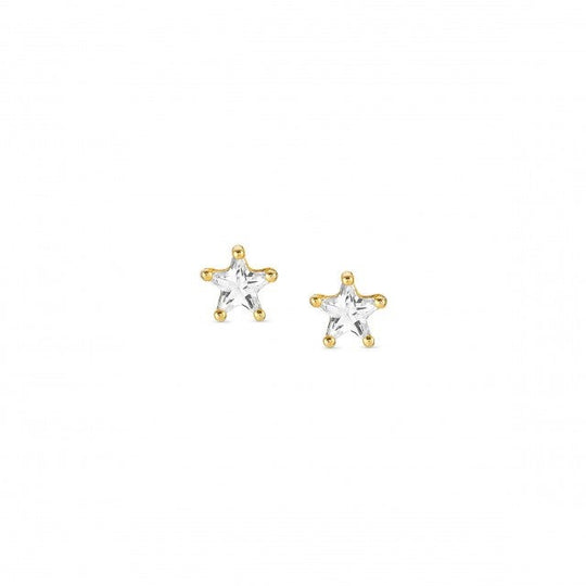Sentimental Star Stud Earrings - Gold - 149205/002