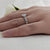 Platinum Pear Cut Diamond Engagement Ring - 0.57ct