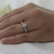 Platinum Oval Cut Diamond Engagement Ring - 0.76ct