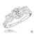 Florentina Skye Three Stone Diamond Ring - Platinum - 1.40ct