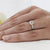 Platinum Round Brilliant Cut Diamond Engagement Ring - 0.82ct