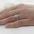 Platinum Skye Marquise Cut Diamond Halo Engagement Ring - 0.83ct