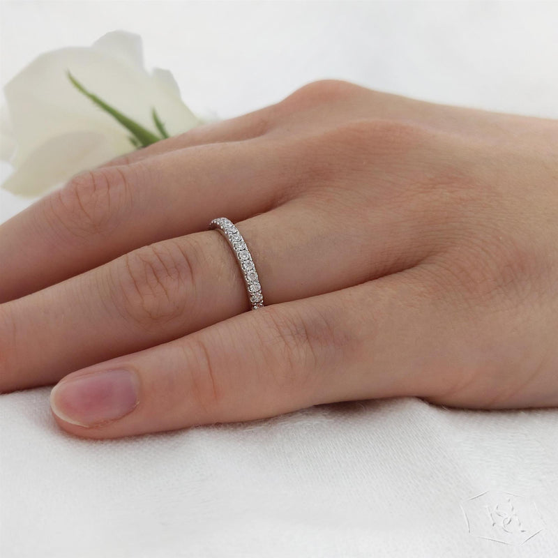 Skye Eternity Wedding Band Platinum 0.22ct