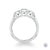 Platinum Round Brilliant Cut Diamond Trilogy Ring - 0.40ct