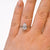 Platinum Pear Cut Lab Grown Diamond Engagement Ring - 2.01ct