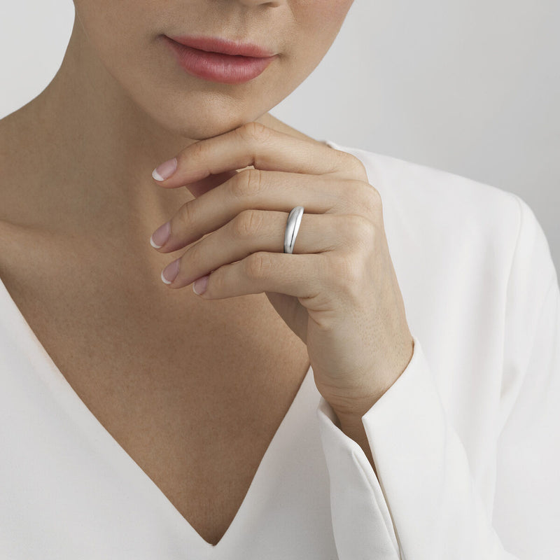Curve Slim Ring - Silver - 20000028