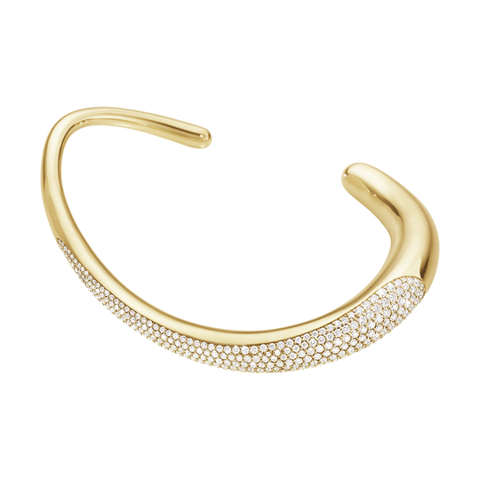 Offspring Diamond Pavé Bangle - Gold - 20000103000M