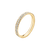 Magic Band Ring - Yellow Gold/Pavé Diamond - Size 54 - 20000284-54