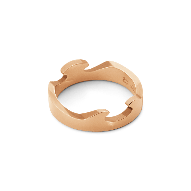 Fusion Rose Gold End Ring - Size 53 - 20000293-53