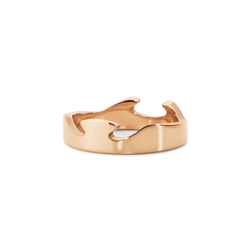 Fusion Rose Gold End Ring - Size 53 - 20000293-53