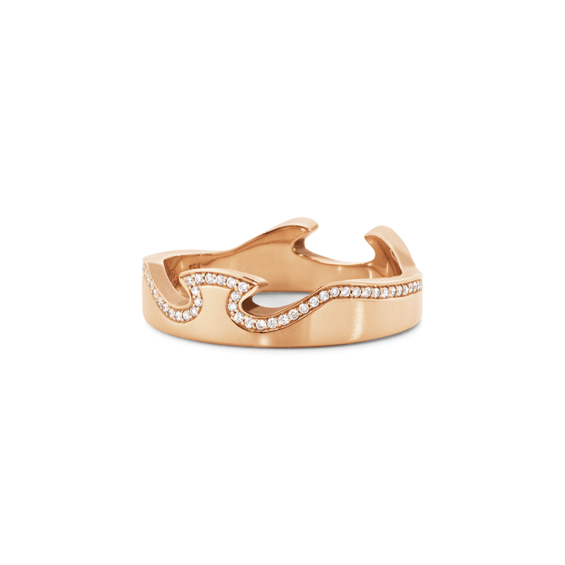 Fusion Diamond End Ring - Rose Gold - 20000625