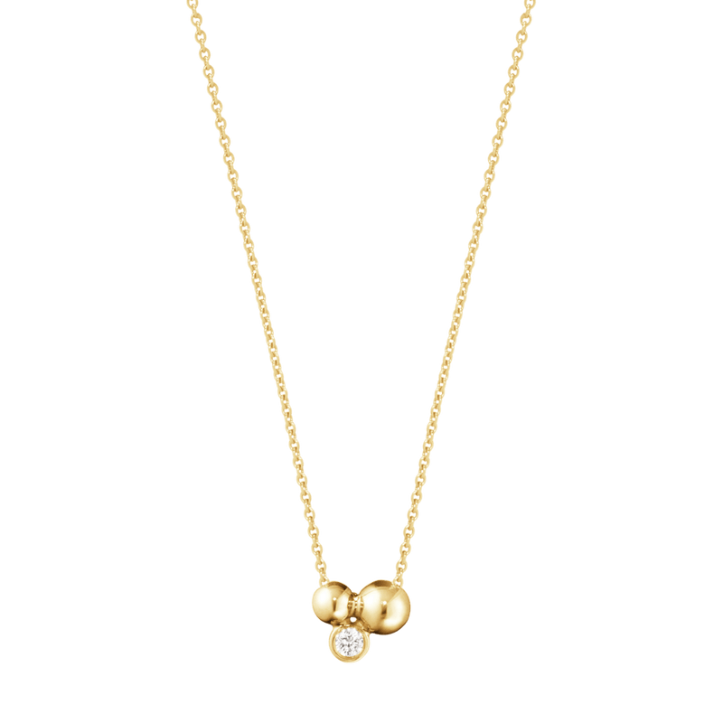 Moonlight Grapes Diamond Necklace - Gold - 20000664