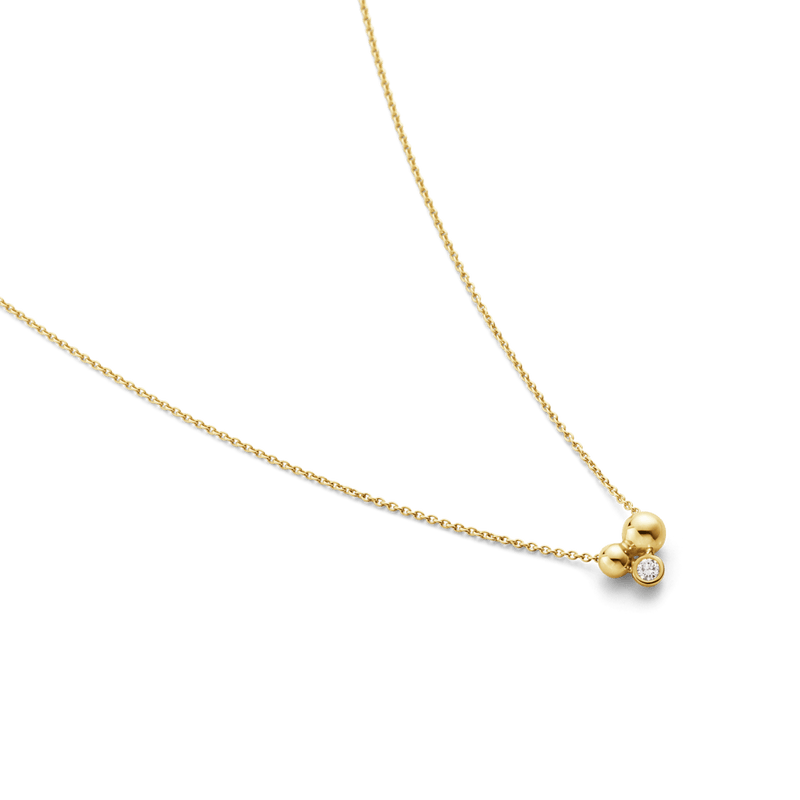 Moonlight Grapes Diamond Necklace - Gold - 20000664