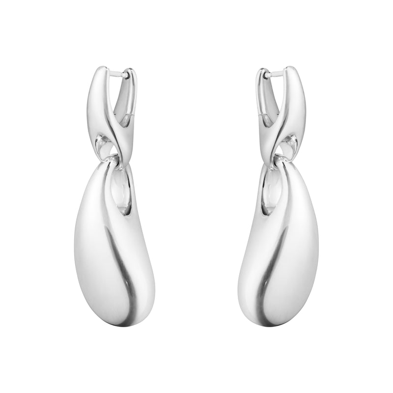 Reflect Drop Earrings - Silver - 20001088