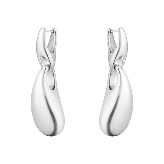Reflect Drop Earrings - Silver - 20001088