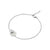 Daisy Layered Bracelet - White/Silver - 20001118