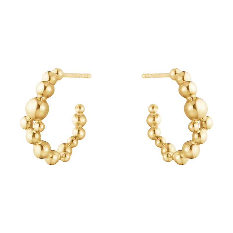 Moonlight Grapes Hoop Earrings - Gold - 20001190