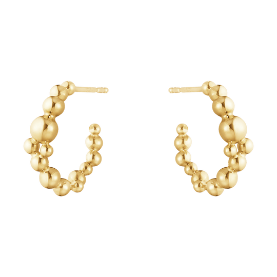 Moonlight Grapes Hoop Earrings - Gold - 20001190