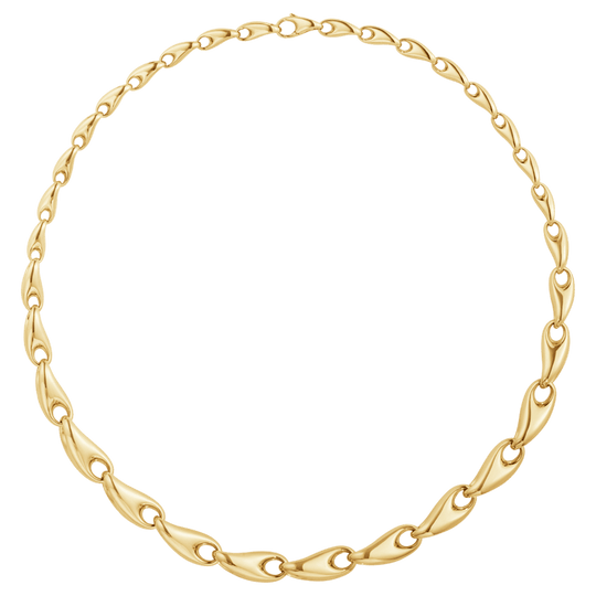 Reflect Large Link Necklace, Medium - Gold - 20001197000M