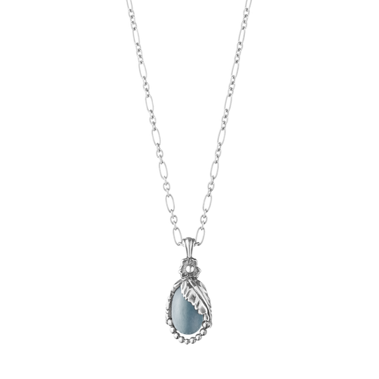 Blue Quartz Heritage Pendant - Silver - 20001214