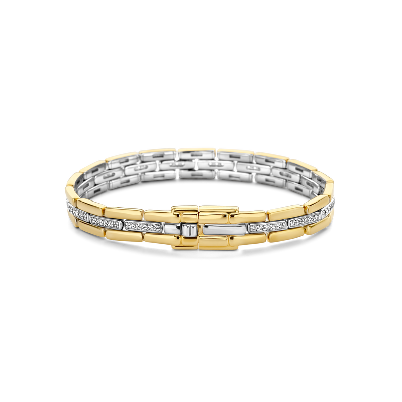 Milano CZ Bracelet - Gold - 23002ZY