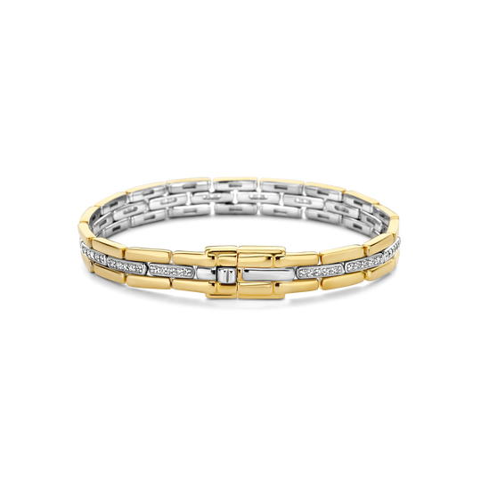 Milano CZ Bracelet - Gold - 23002ZY