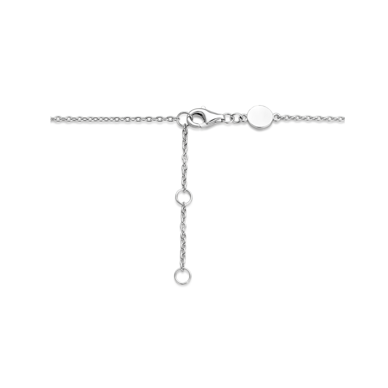 Milano CZ Link Bracelet - Silver - 23007ZY