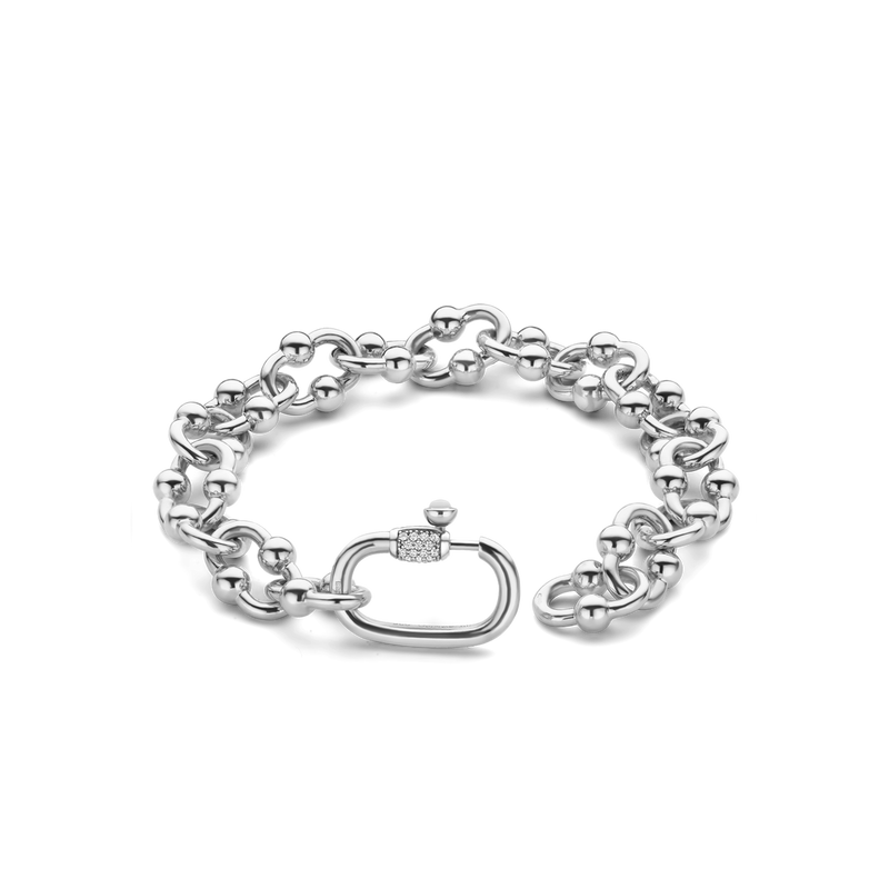 Milano Chunky Link Bracelet - Silver - 23016SI