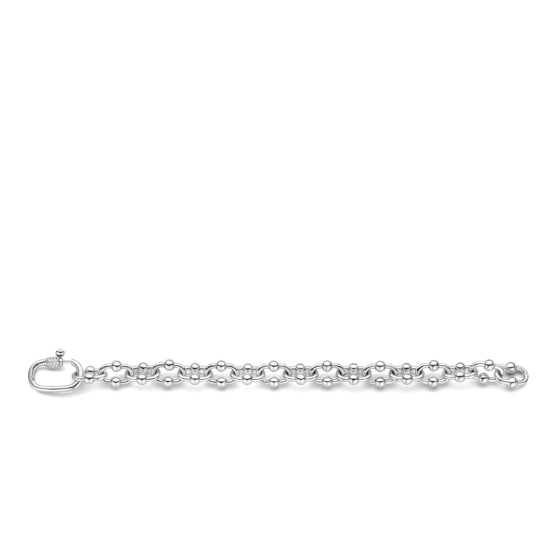 Milano Chunky Link Bracelet - Silver - 23016SI