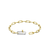 Milano Mini Chain Link Bracelet - Gold - 23018SY