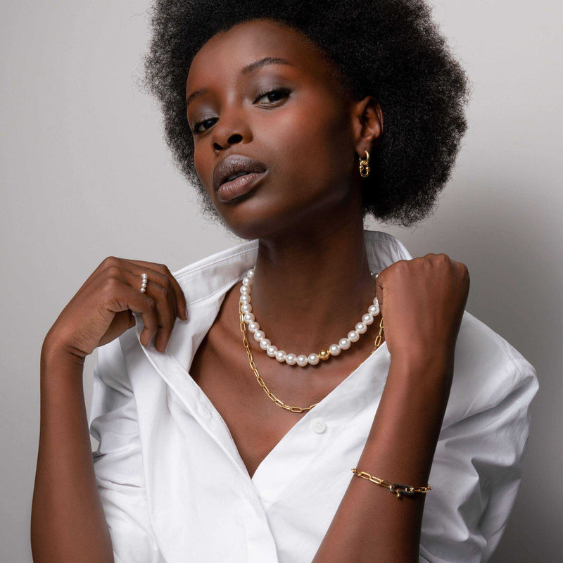 Milano Mini Chain Link Bracelet - Gold - 23018SY