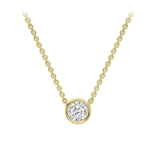 Diamond Pendant - 18ct Yellow Gold