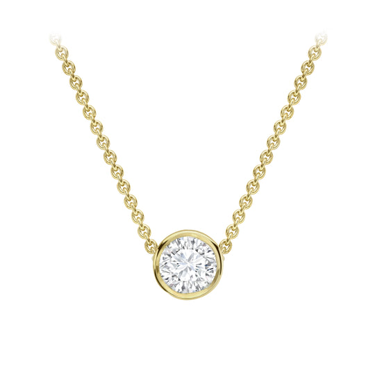 Diamond Pendant - 18ct Yellow Gold