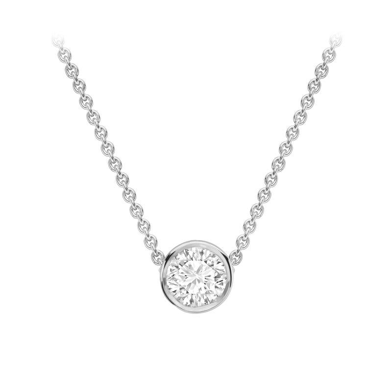 Diamond Pendant - 18ct White Gold