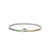 Milano Rainbow Pavé Bracelet - Silver - 2995MC
