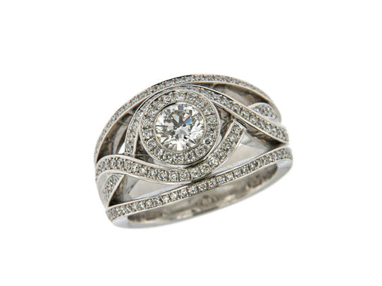 Diamond Ring, 1.40ct - 18ct White Gold