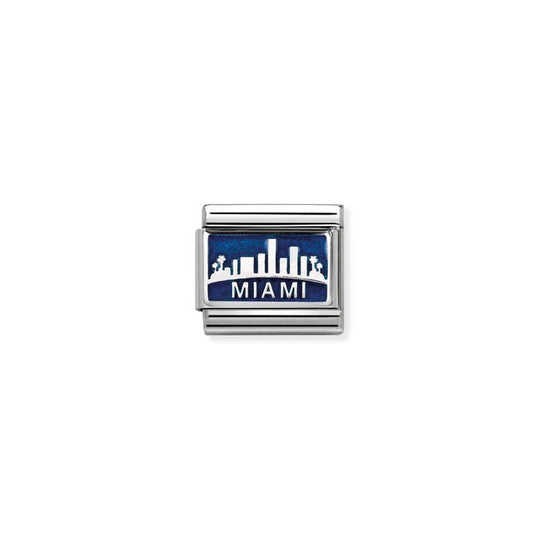 Classic Miami Skyline Link - Blue/Silver - 330208/20
