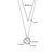 Milano CZ Heart Pendant Necklace - Silver - 34022ZI/42