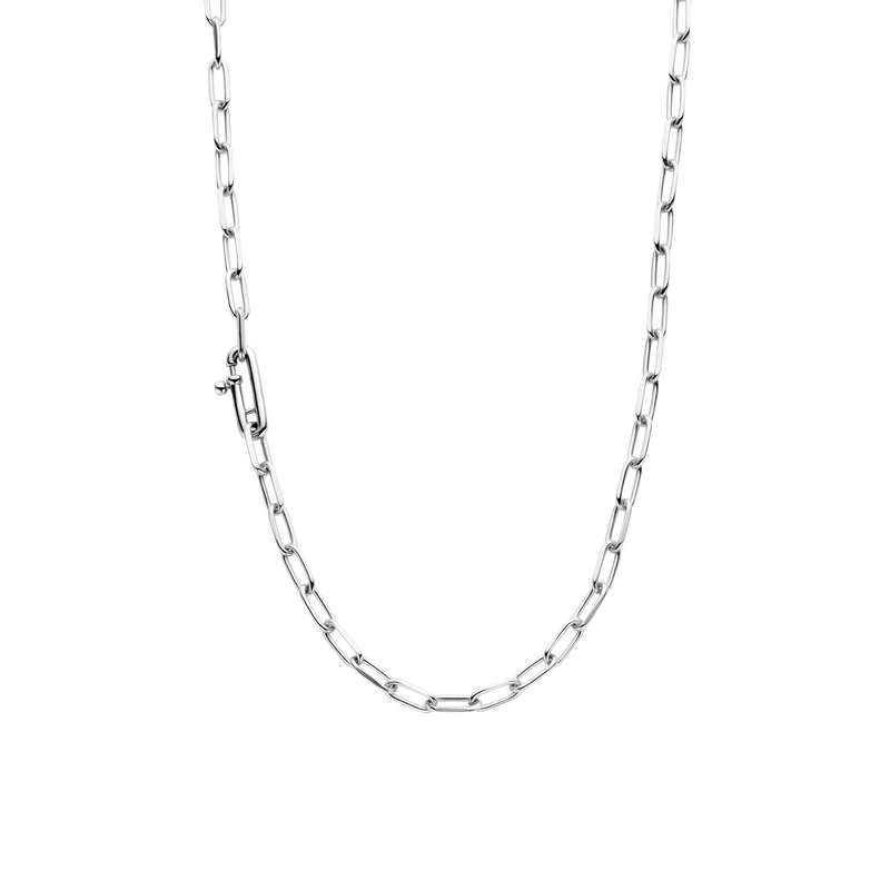Milano Mini Link Chain Necklace - Silver - 34024SI/48
