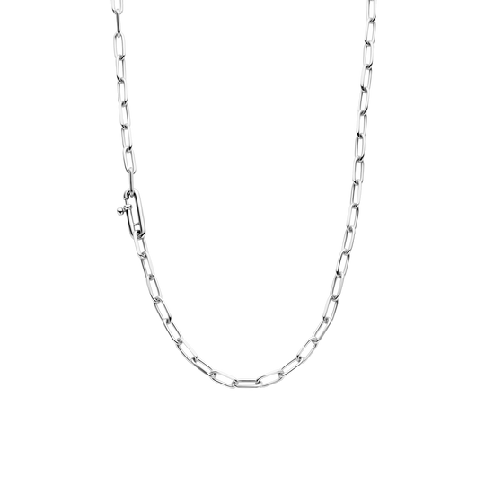 Milano Mini Link Chain Necklace - Silver - 34024SI/48