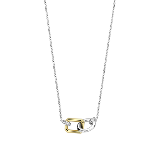 Milano Link Necklace - Gold/Silver - 34025ZY/42