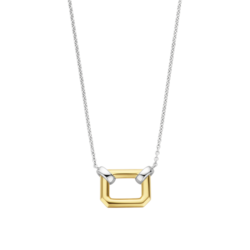 Milano Rectangular Pendant - Gold - 3402ZY/42