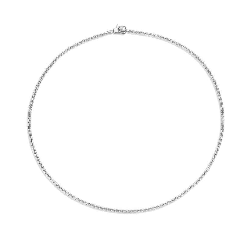 Milano Chain Necklace - Silver - 34030SI/40