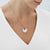 Hidden Heart Necklace  - Silver - 3415097