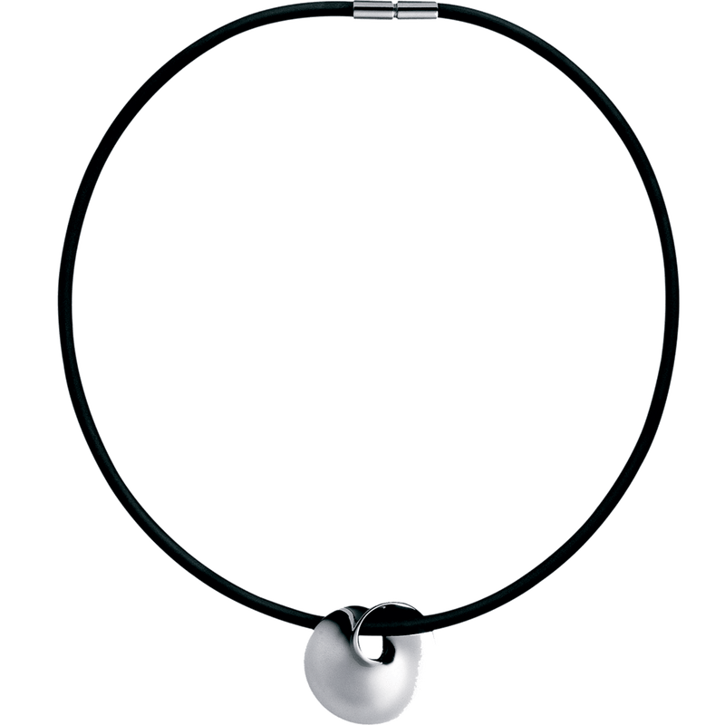 Moebius Necklace With Pendant - Silver - 3536032