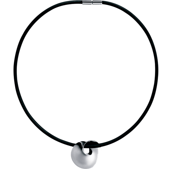 Moebius Necklace With Pendant - Silver - 3536032
