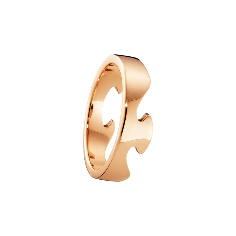 Fusion Rose Gold End Ring - Size 53 - 20000293-53