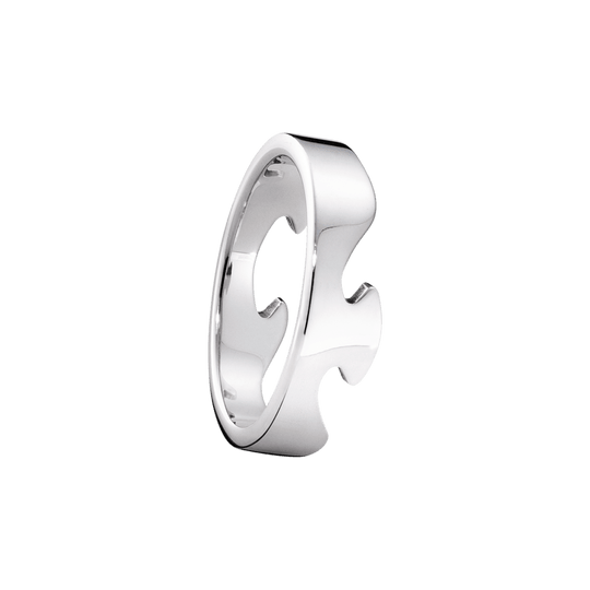 Fusion End Ring - White Gold - 20000289