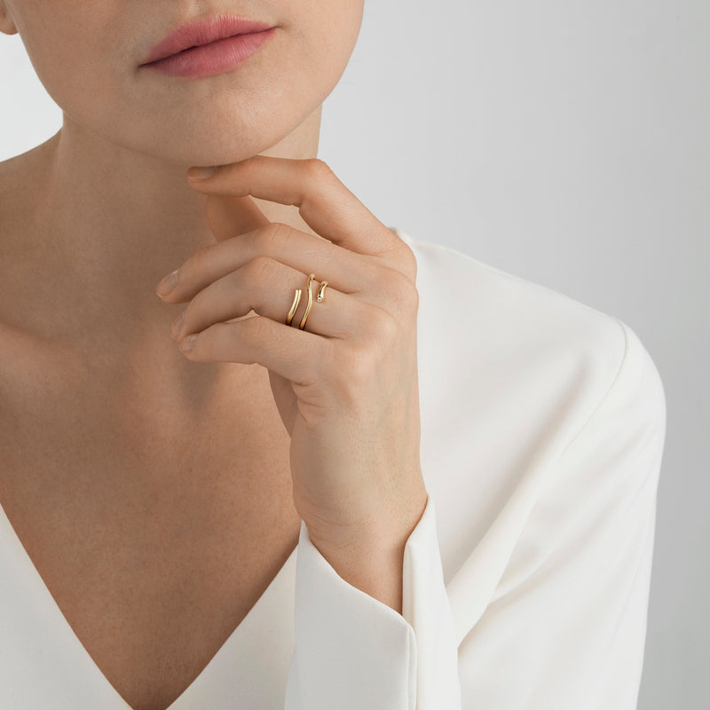 Magic Diamond Outer Ring, Size 54 - 18ct Yellow Gold - 20000341-54